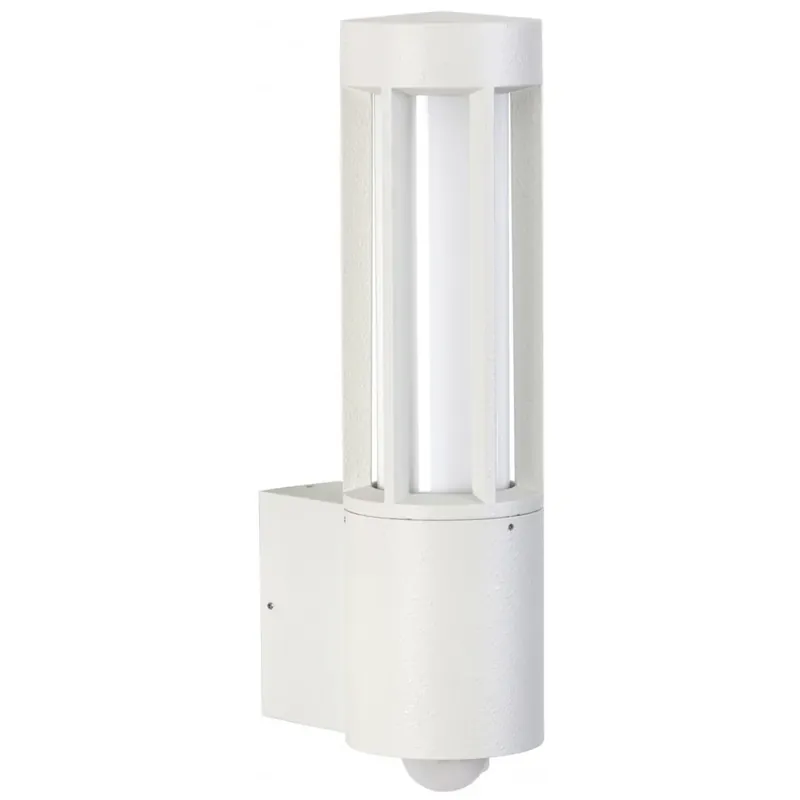 Albert 221 Buiten muurverlichting Wit, 1-licht, Bewegingsmelder Laatste Versie