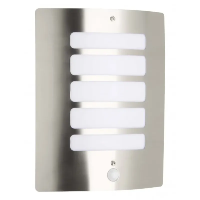Brilliant Todd Buiten muurverlichting roestvrij staal, 1-licht, Bewegingsmelder Exclusieve Aanbieding