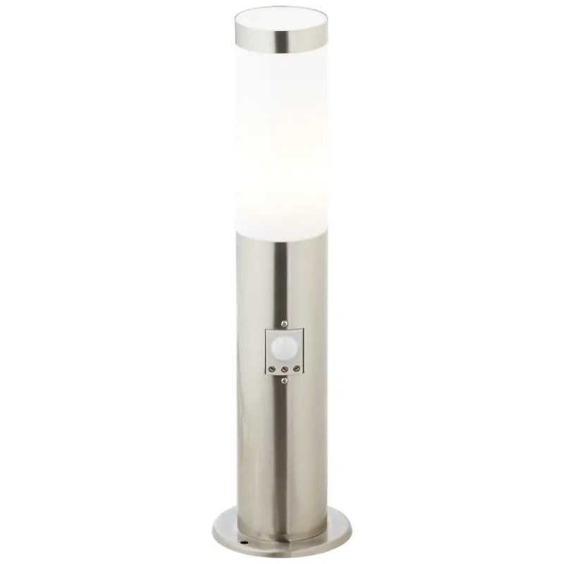 Brilliant Dody Padverlichting Zilver, 1-licht, Bewegingsmelder Ambachtelijk