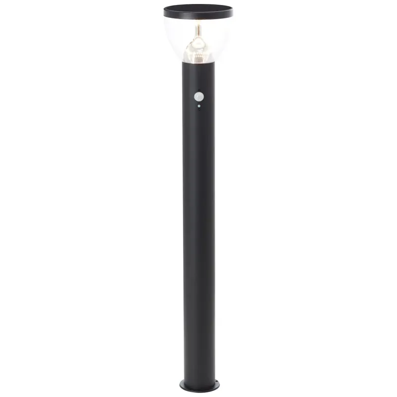 Veilige Betaling Brilliant Tulip Buiten staande lamp LED Zwart, 1-licht, Bewegingsmelder