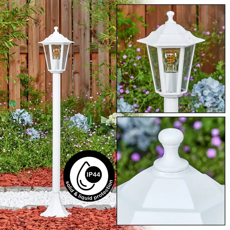 Loria Pad licht Wit, 1-licht Op = Op