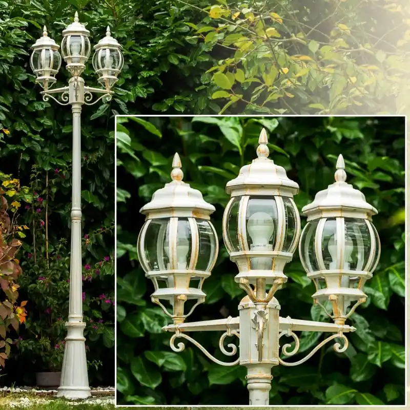 Gratis Retour Lentua Kandelaar Goud, Wit, 3-lichts