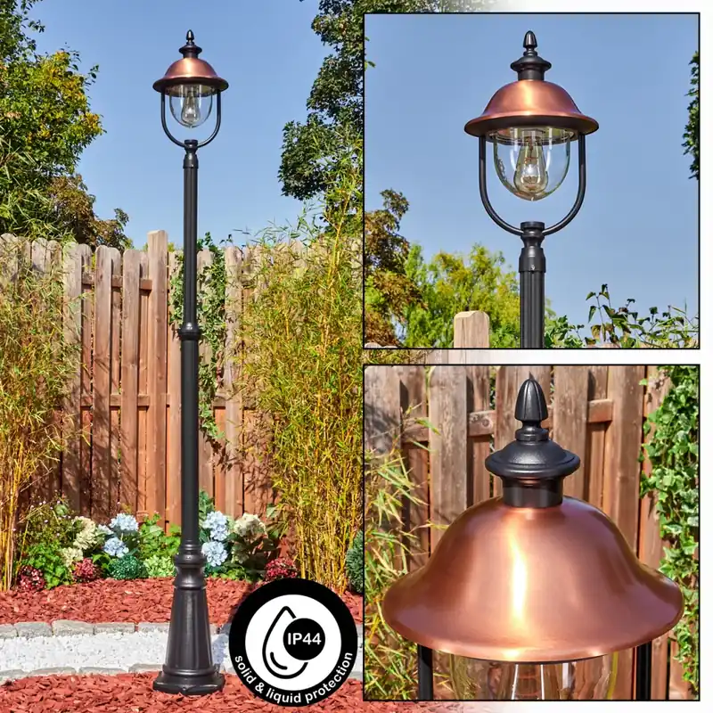Merkproduct Gascon Kandelaar, Pad licht Koperkleurig, Zwart, 1-licht