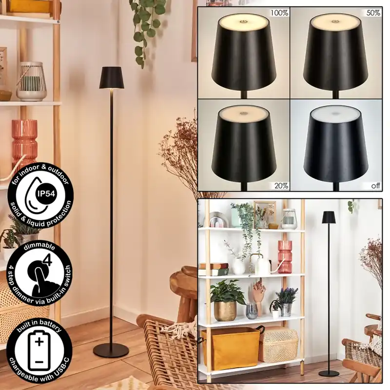 Allen Staande lamp LED Zwart, 1-licht Limited Edition