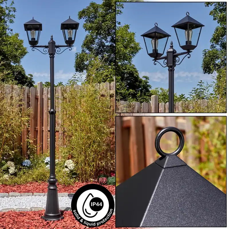 Anfei Buitenlicht, Kandelaar, Pad licht Zwart, 2-lichts Snelle Levering