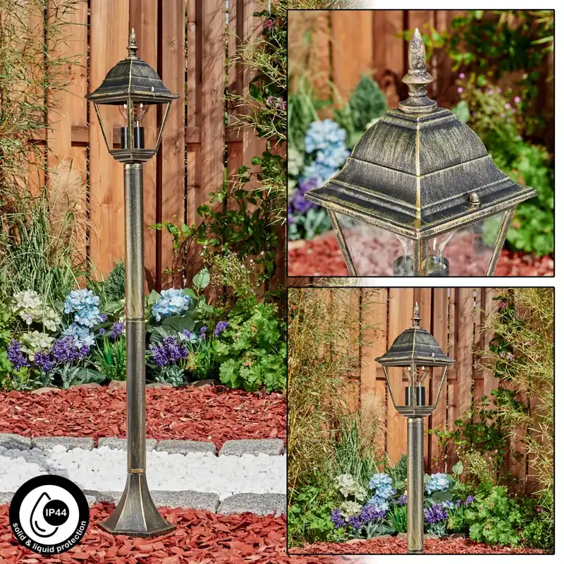 Naofe Padverlichting Bruin, Goud, 1-licht Exclusief