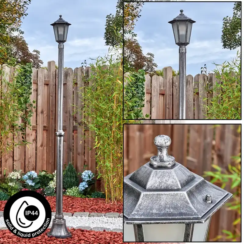Exclusieve Aanbieding Loria Kandelaar, Pad licht Zwart, Zilver, 1-licht