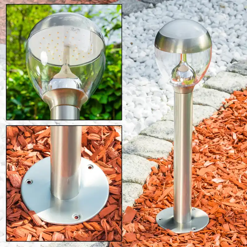 Superprijs Cordova Sokkellamp LED roestvrij staal, 1-licht