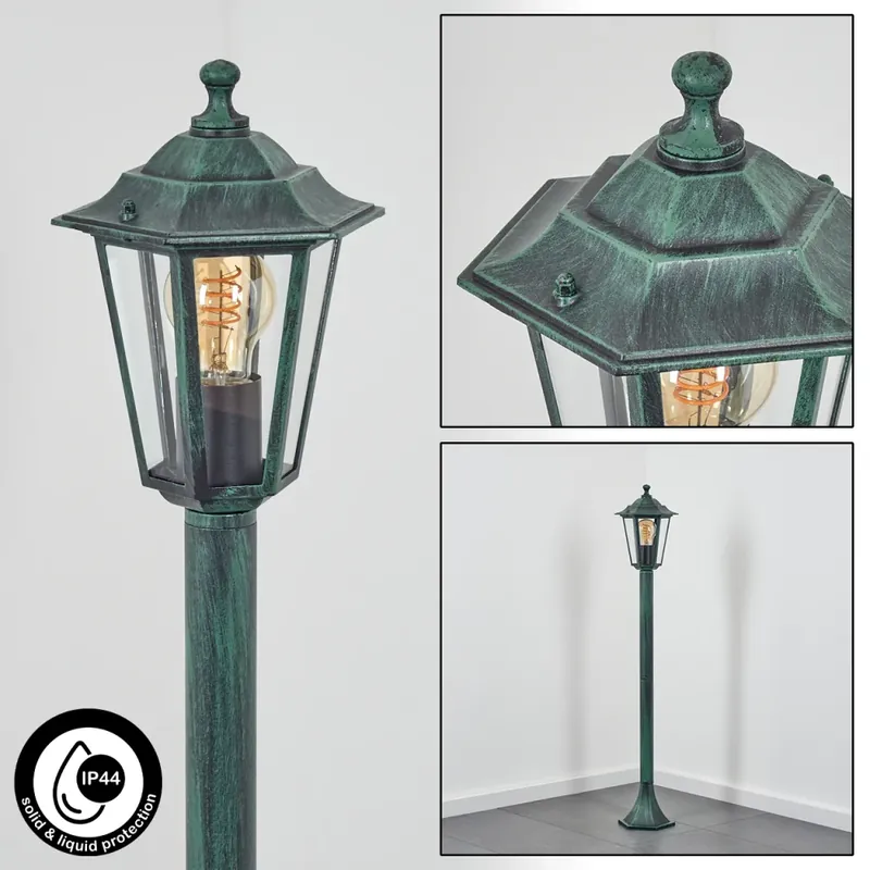 Loria Padverlichting Groen, Zwart, 1-licht Speciale Aanbieding