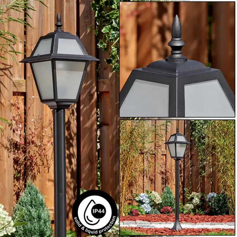 Fornelos Buitenlicht, Pad licht Zwart, 1-licht Flitsaanbieding