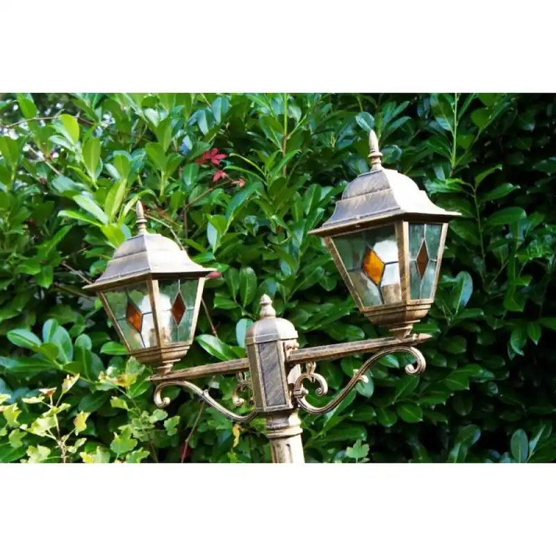 Antibes Kandelaar Bruin, Goud, 2-lichts Speciale Aanbieding