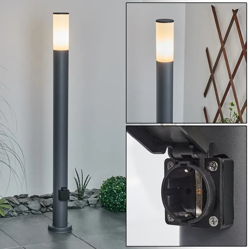 Goedkoop Caserta Padverlichting Antraciet, 1-licht