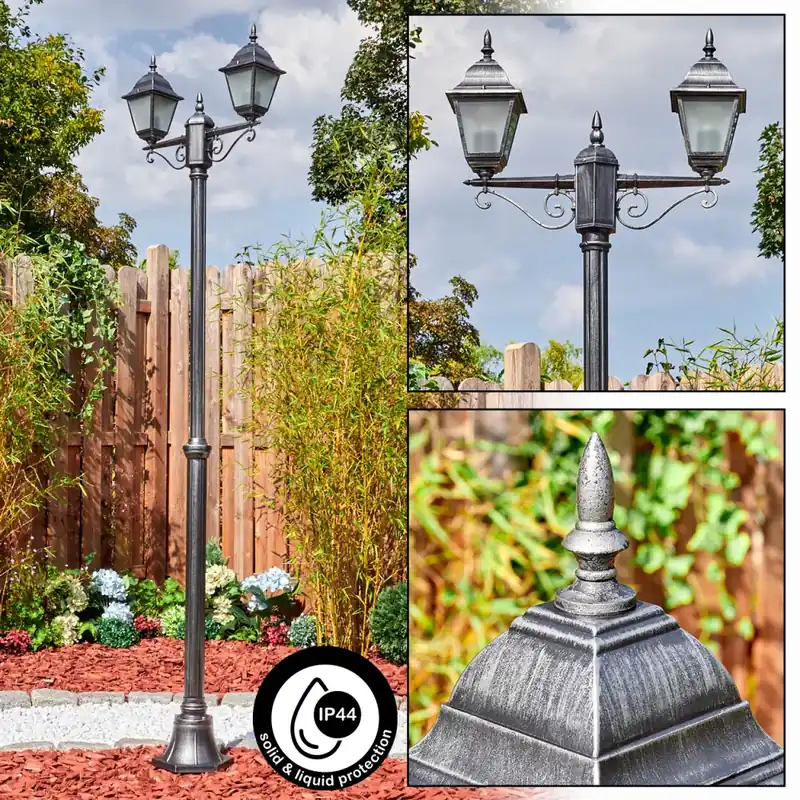 Naofe Kandelaar, Pad licht Zwart, Zilver, 2-lichts Dagaanbieding