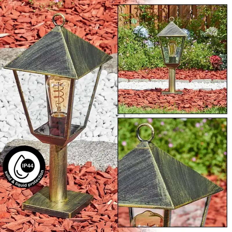 Anfei Buitenlicht, Plint licht, Pad licht Bruin, Goud, 1-licht Dagaanbieding