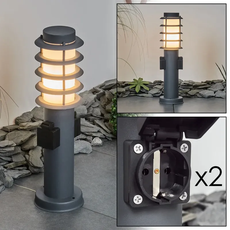 Tunes Padverlichting Antraciet, 1-licht Betrouwbaar