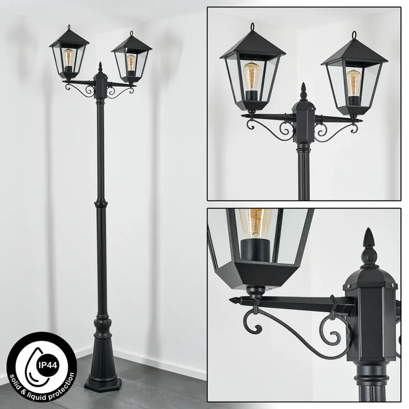 Anfei Pad licht Zwart, 2-lichts Exclusieve Aanbieding