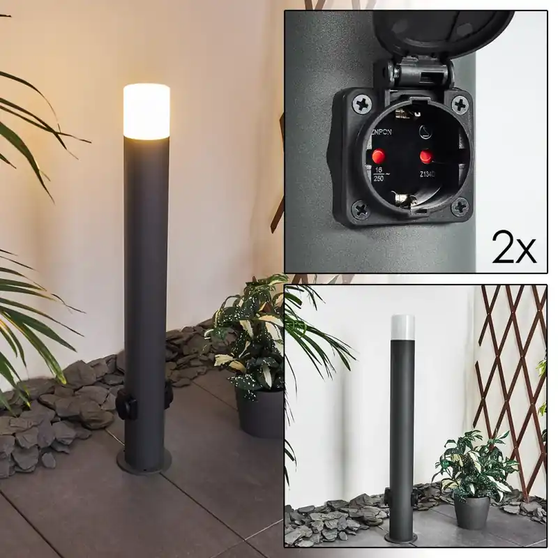 Buhrkall Padverlichting Antraciet, 1-licht Voordeelprijs