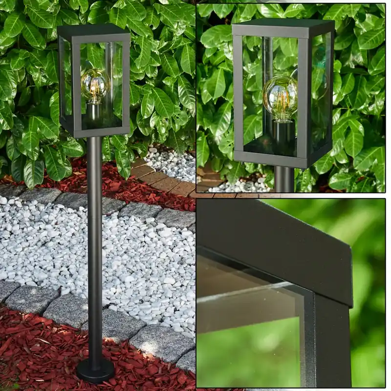 Caudry Buiten staande lamp Zwart, 1-licht Garantie Inbegrepen