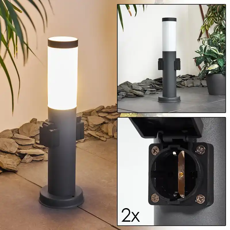Laatste Kans Gaborone Padverlichting Antraciet, 1-licht