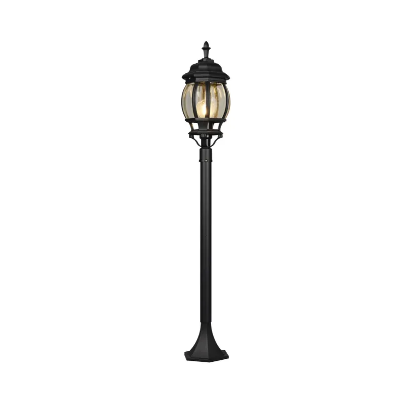 Betrouwbaar Trio Elvo Buiten staande lamp Zwart, 1-licht