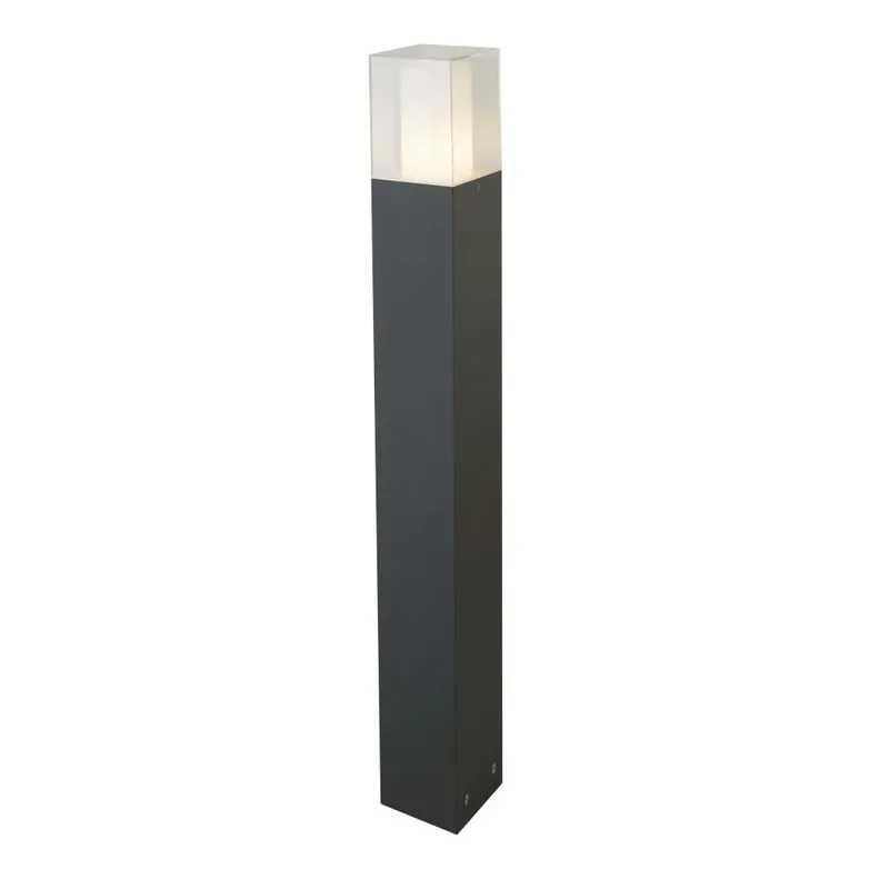 Searchlight ODU Buitenlamp Grijs, Transparant, Helder, Wit, 1-licht Garantie Inbegrepen