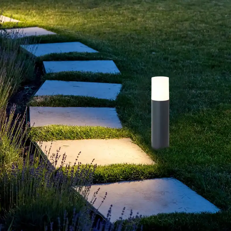 Betaalbaar Brillliant Aberdeen Padverlichting Zwart, 1-licht