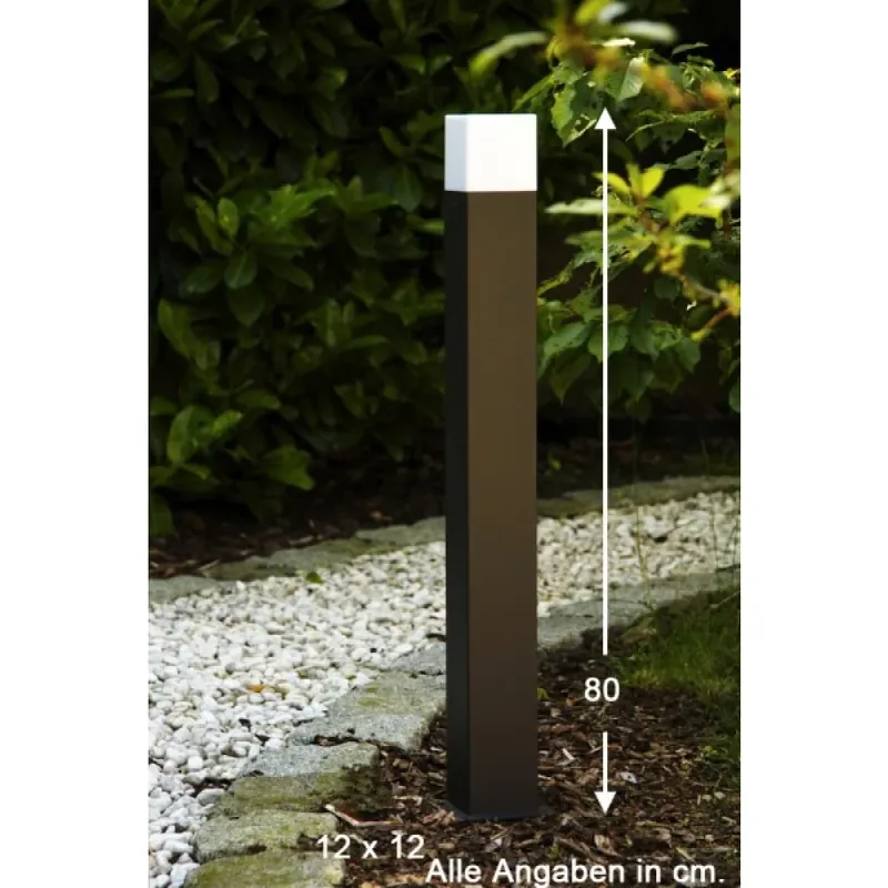 Shop Nu Trio HUDSON Buiten staande lamp Zwart, 1-licht