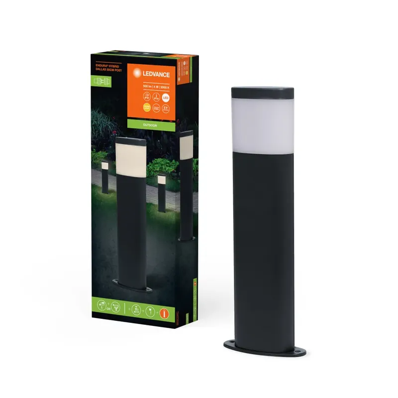 Betrouwbaar Ledvance Endura Buiten staande lamp LED Grijs, 1-licht