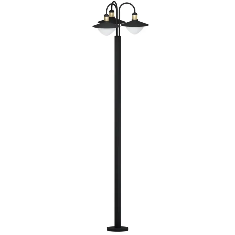 Alleen Vandaag Eglo SIRMIONE Buiten staande lamp Goud, Zwart, 3-lichts