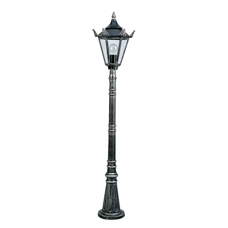 Albert 4137 Buiten staande lamp Zwart, Zilver, 1-licht Seizoensaanbieding
