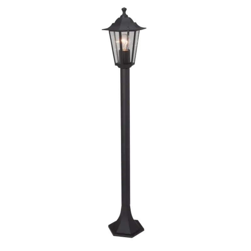 Nieuw Model Brilliant Crown Buiten vloer lamp Zwart, 1-licht