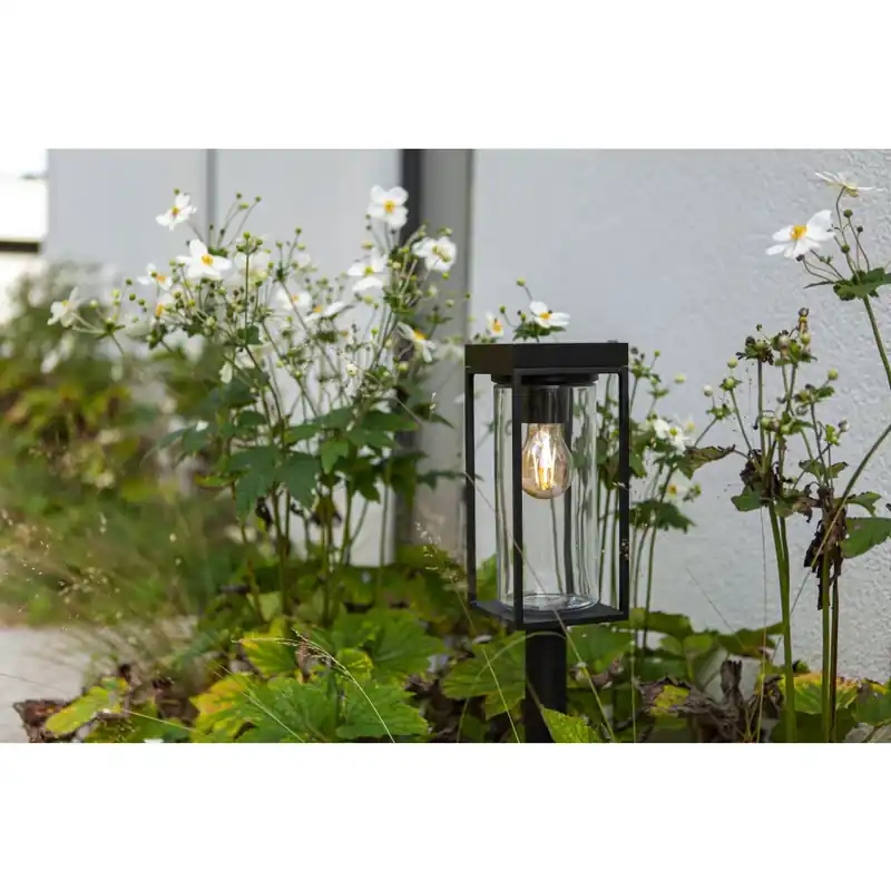 Lutec Flair Solarlamp LED Zwart, 1-licht Nieuw Model