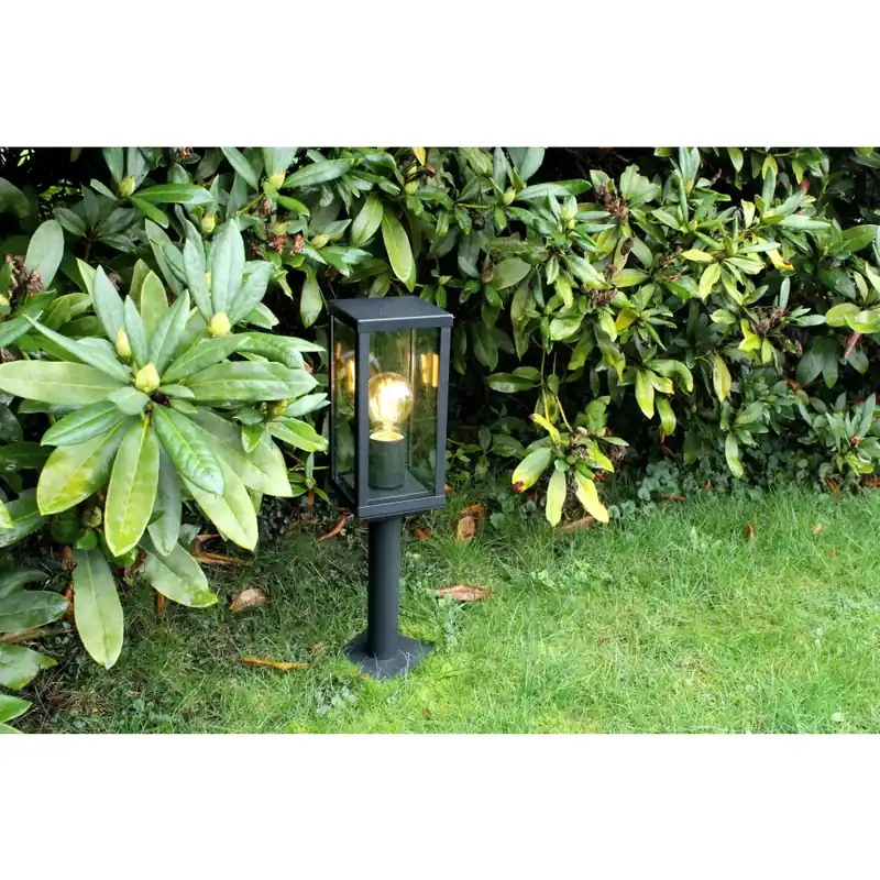 Lutec KARO Padverlichting Zwart, 1-licht Geld-Terug-Garantie