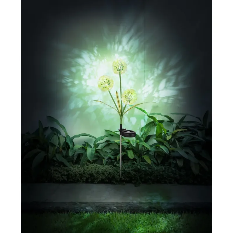 Snelle Levering Globo SOLAR Padverlichting LED Geel, Groen, 3-lichts