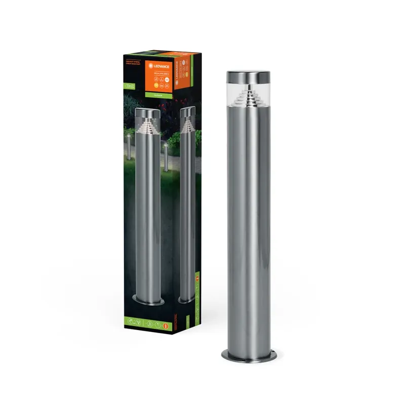 Ledvance Endura Buiten staande lamp LED Staal geborsteld, 1-licht Plaats Bestelling