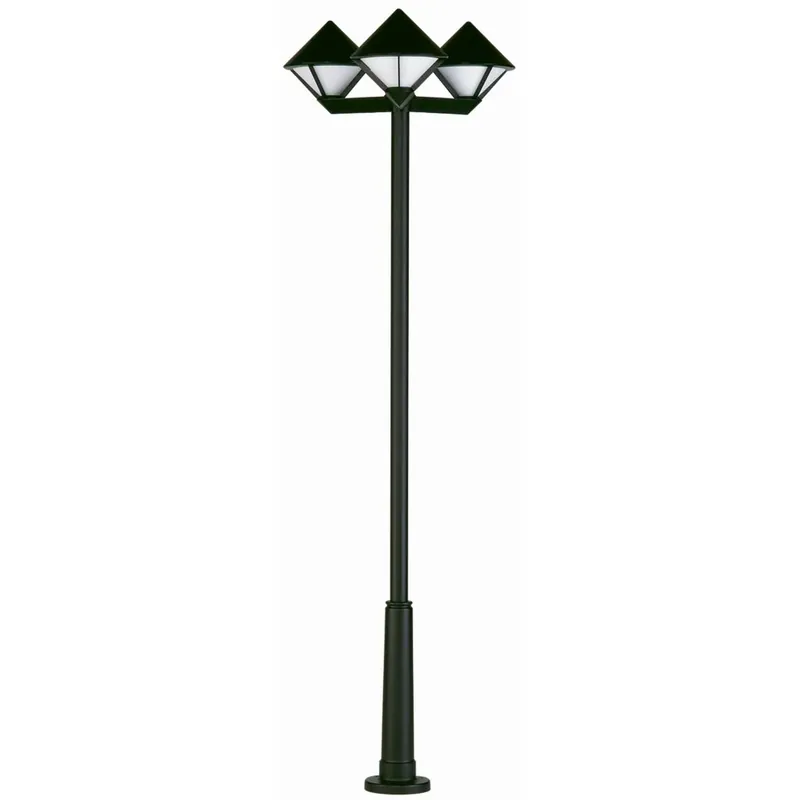 Albert 2052 Mastlamp Zwart, 3-lichts Trendy