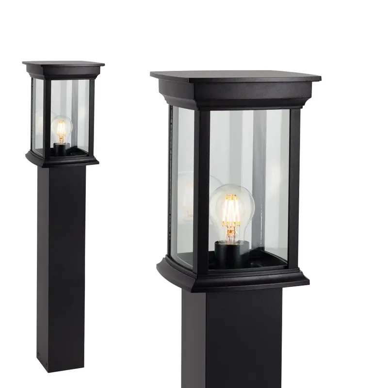 KS Verlichting Carlton Padverlichting Zwart, 1-licht Seizoensaanbieding