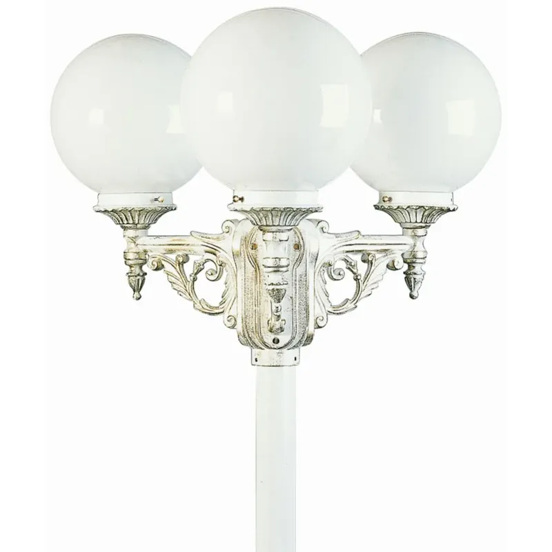 Betrouwbaar Albert 2050 Padverlichting Goud, Wit, 3-lichts
