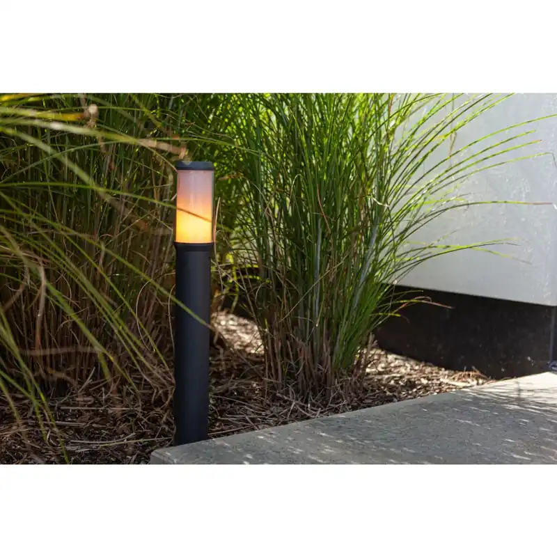 Lutec Heros Padverlichting Antraciet, 1-licht Flitsaanbieding