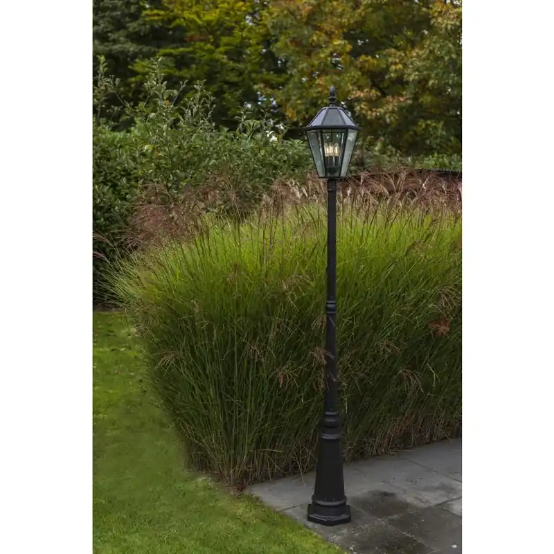 Wereldwijde Verzending Lutec LONDON Pad licht LED Zwart, 3-lichts