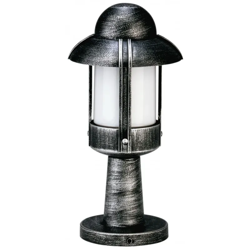 Albert 530 Sokkellamp Zwart, Zilver, 1-licht Laatste Versie