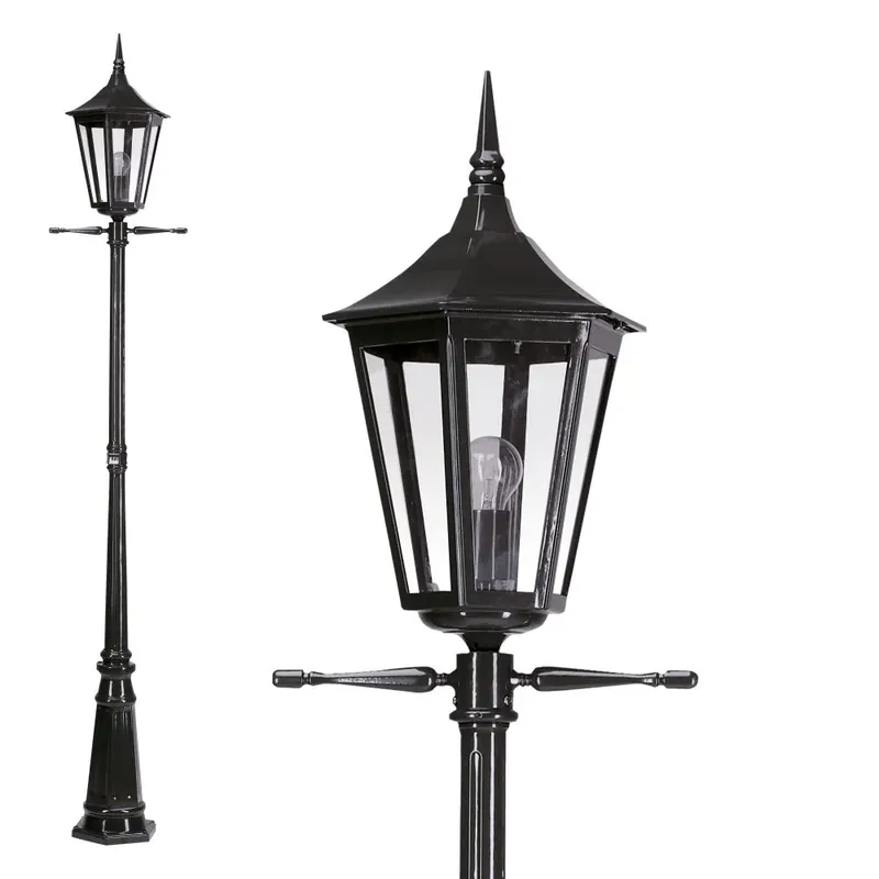 Wereldwijde Verzending KS Verlichting Zeist Padverlichting Zwart, 1-licht