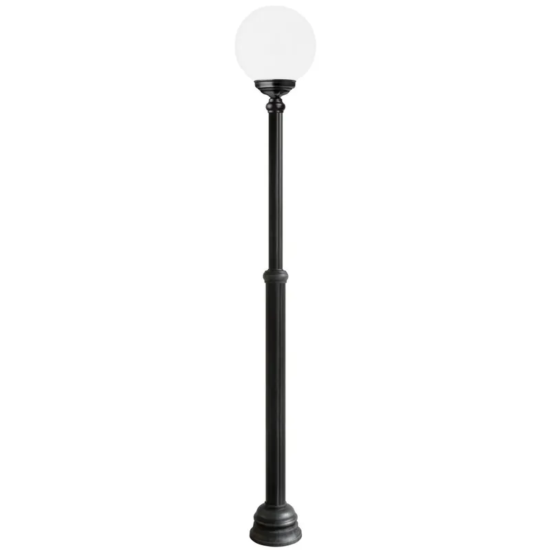 In De Mode LCD Soltau Buiten vloer lamp Zwart, 1-licht
