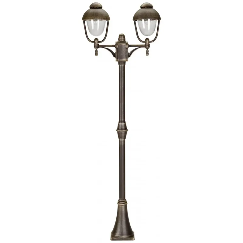 Weekendaanbieding Albert 40 Mastlamp Bruin, Messing, 2-lichts