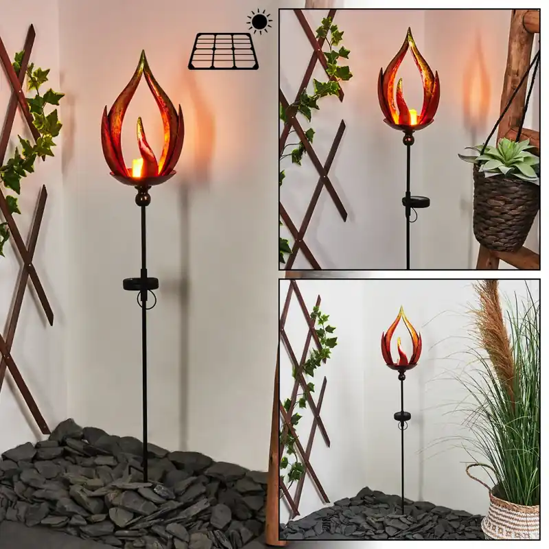 Rovinj Solarlamp LED Geel, Red, Zwart, 10-lichts Beste Prijs