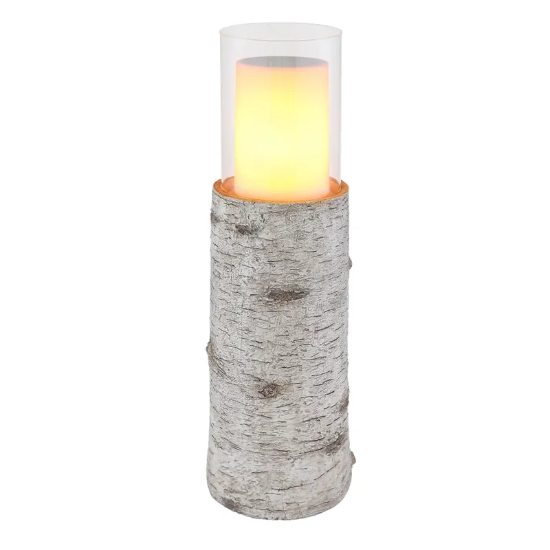 Bestseller Globo Solarlamp LED Hout licht, 12-lichts