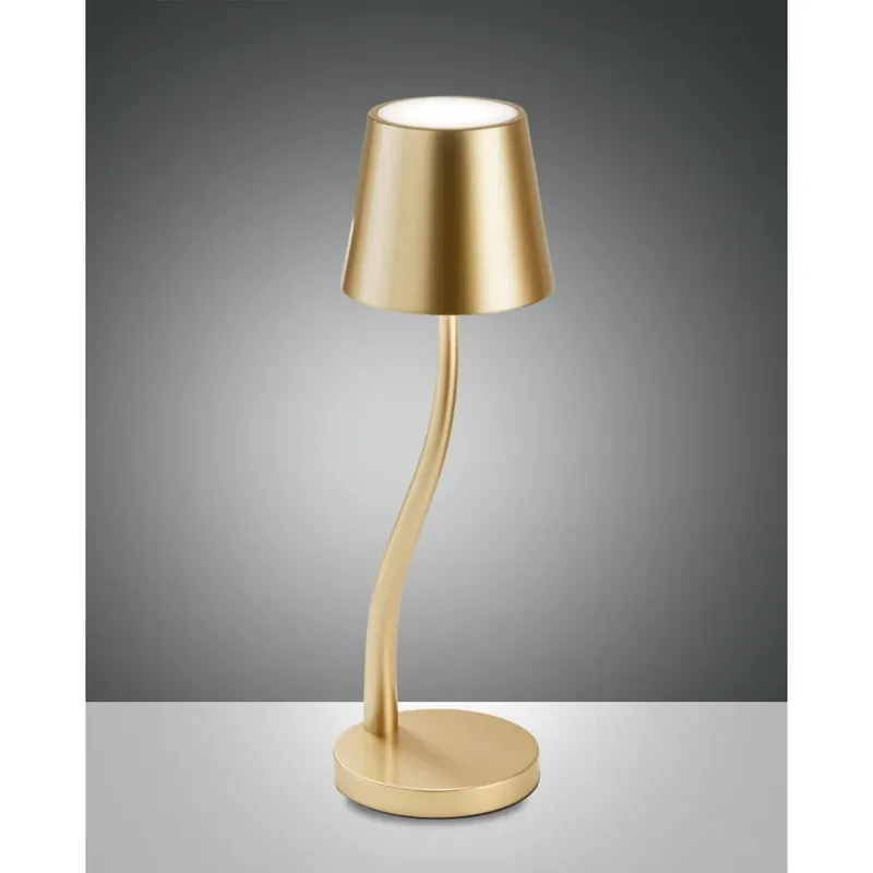 Fabas-Luce JUDY Tafellamp LED Goud, 1-licht Origineel