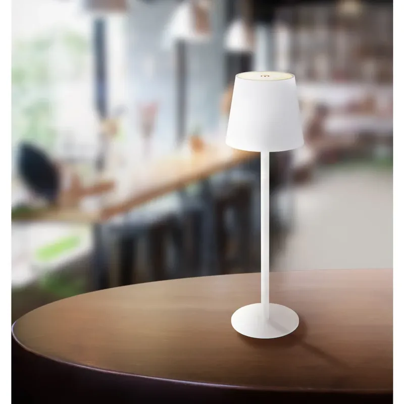 Authentiek Globo VANNIE Tafellamp LED Wit, 1-licht
