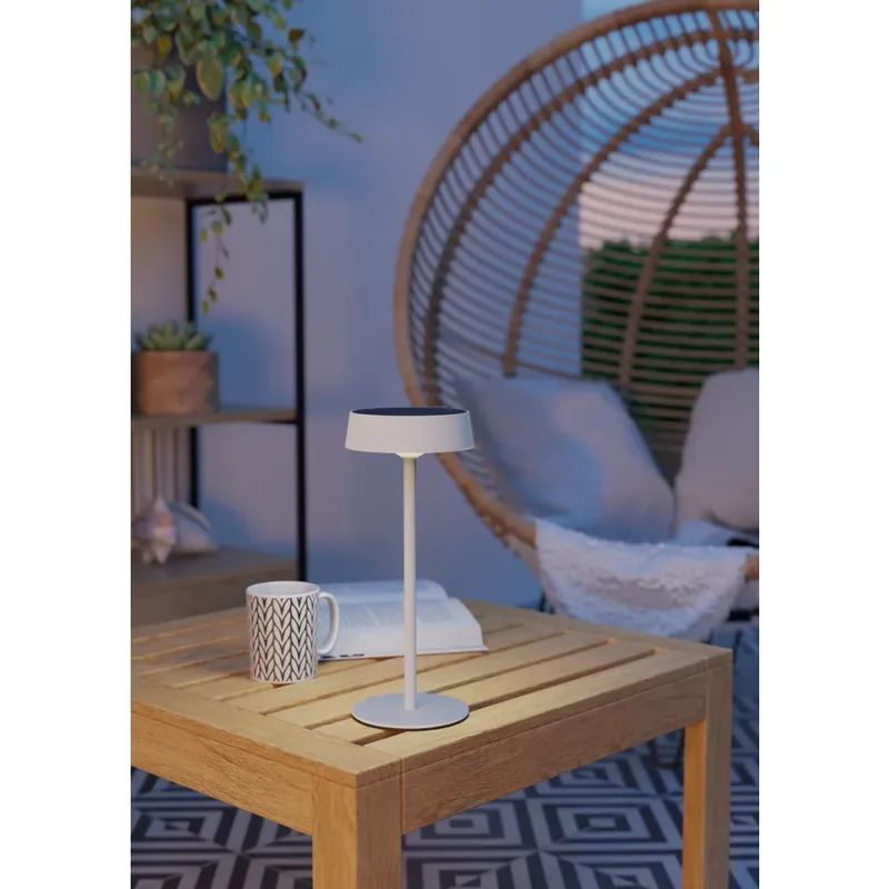 Speciale Aanbieding Eglo verlichting SIMERI Tafellamp LED Wit, Afstandsbediening