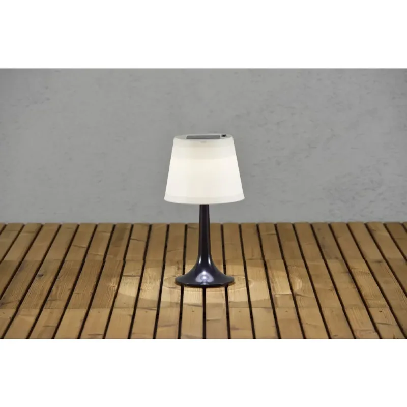 Konstsmide Assisi Solarlamp LED Zwart Exclusief